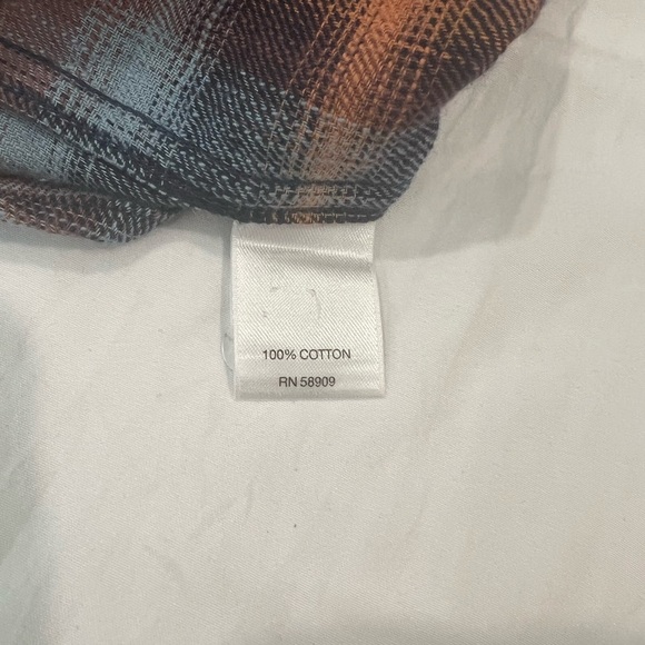 ROWM Men’s 4XB Plaid Button-Up Shirt NWT | 100% Cotton Long Sleeve Flannel - Picture 5 of 8